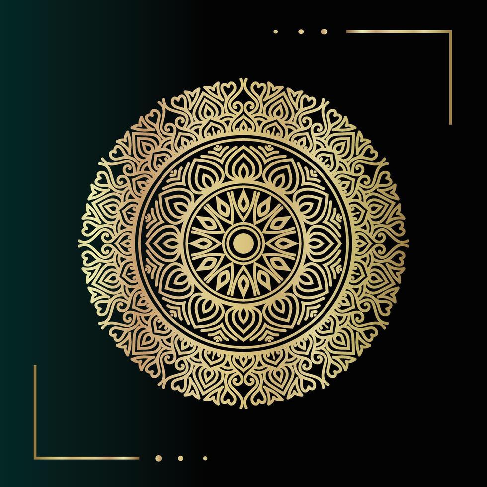 creativo lujo ornamental mandala modelo Arte diseño vector