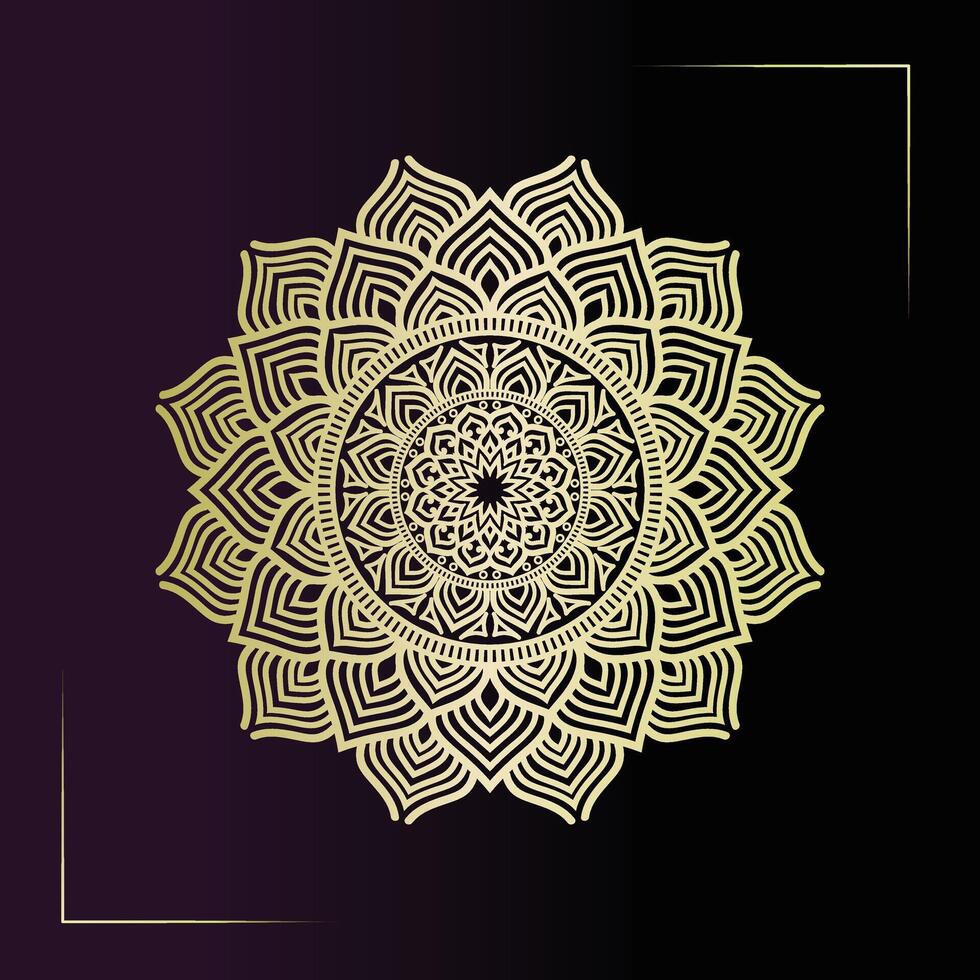 creativo lujo ornamental mandala antecedentes modelo Arte diseño vector