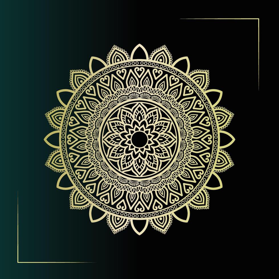 Creative luxury ornamental mandala pattern art design vector