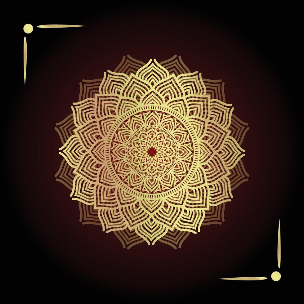 creativo lujo ornamental mandala modelo dibujo Arte diseño vector