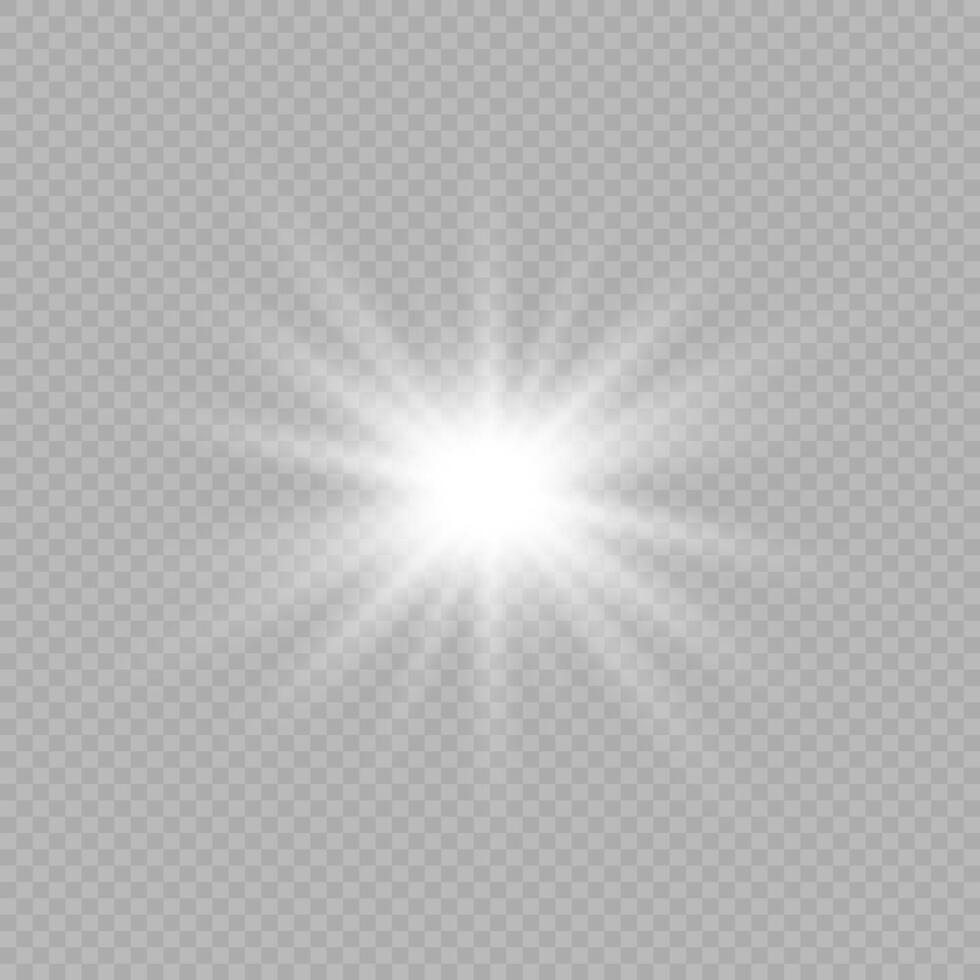 Light effect of lens flares vector