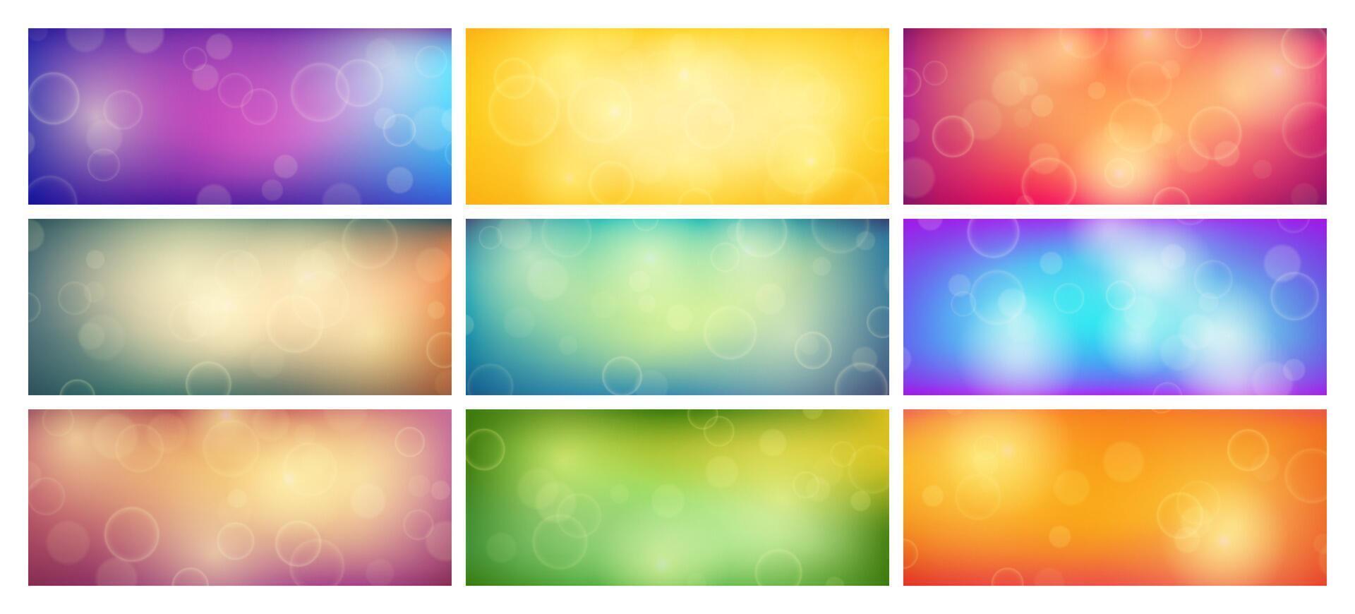 Abstract background with blur bokeh light effect vector