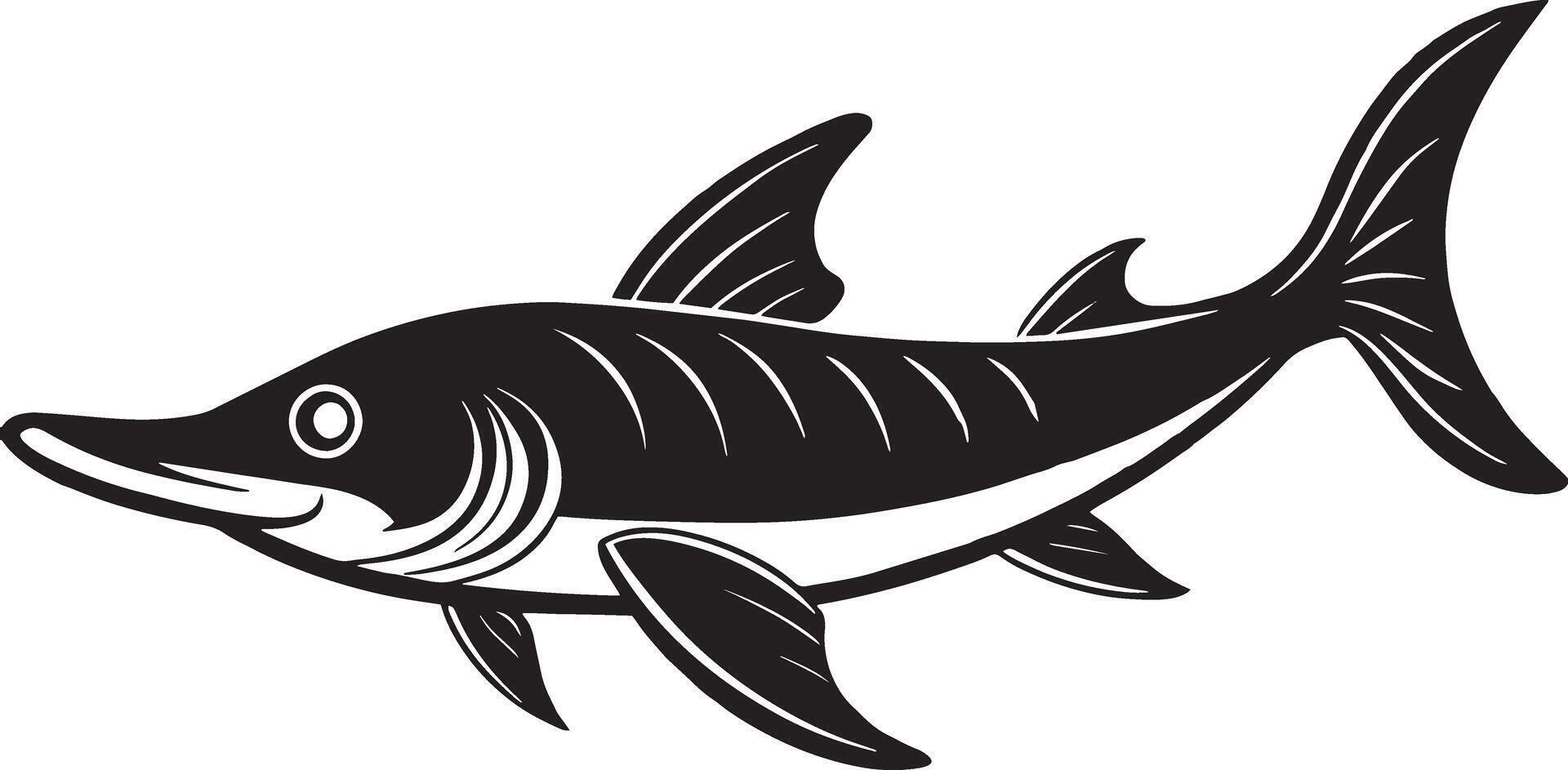 Sailfish - Illustration - Isolated on White Background vector