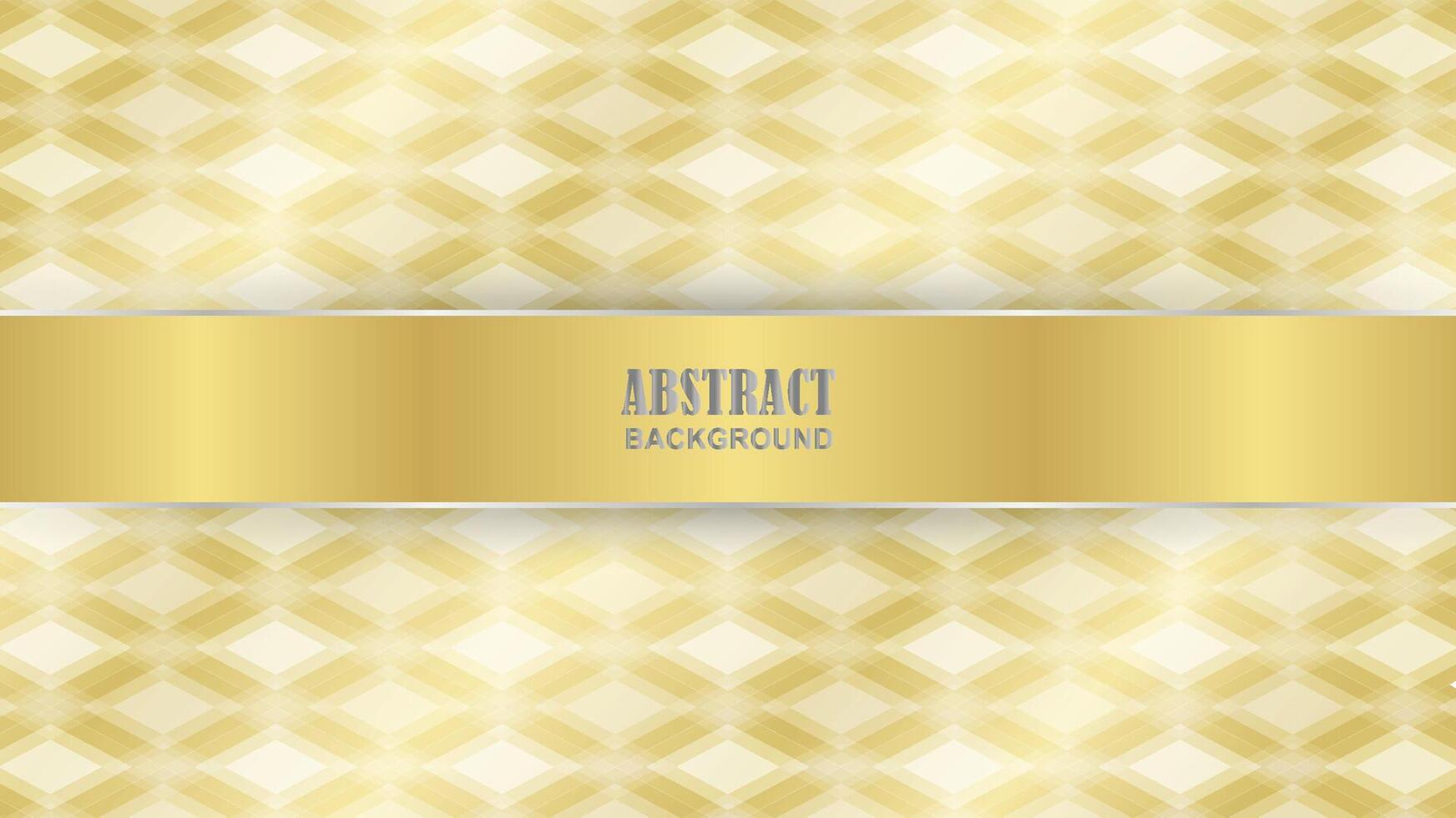 Gold diamond pattern as background vector