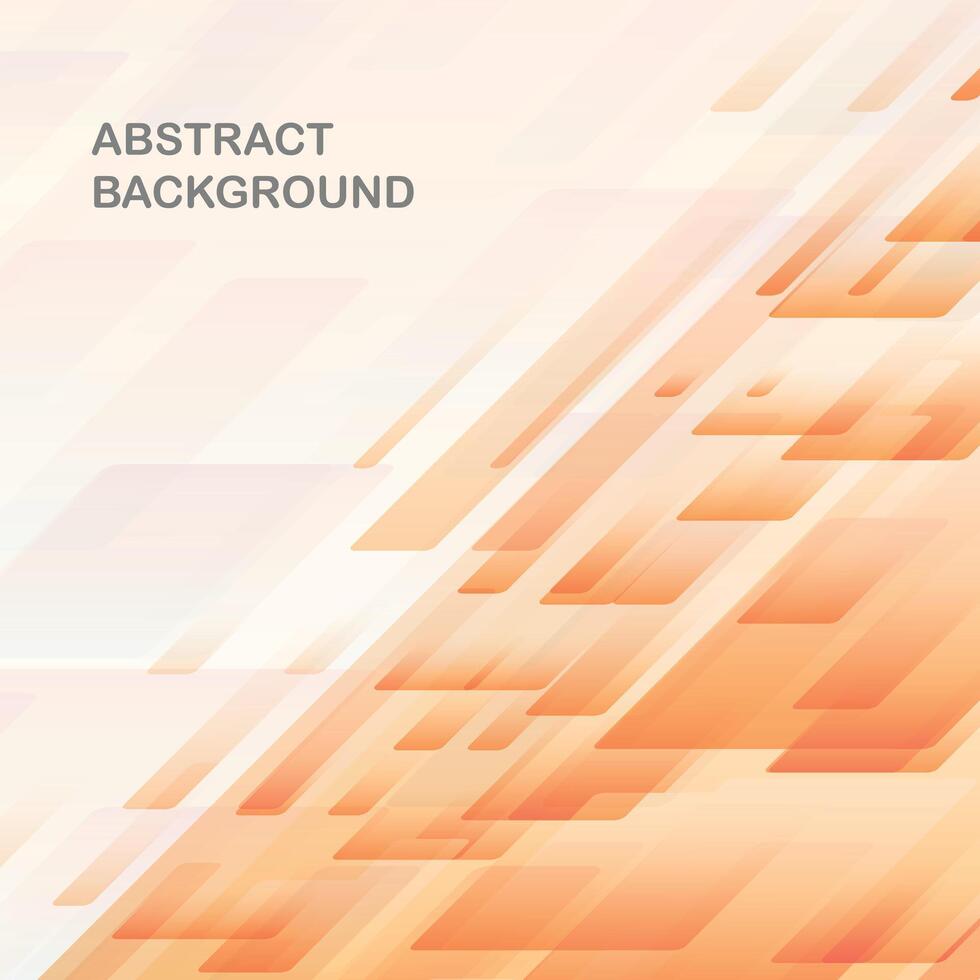 Trapezoidal pattern in a tilted background with a light orange gradient background vector