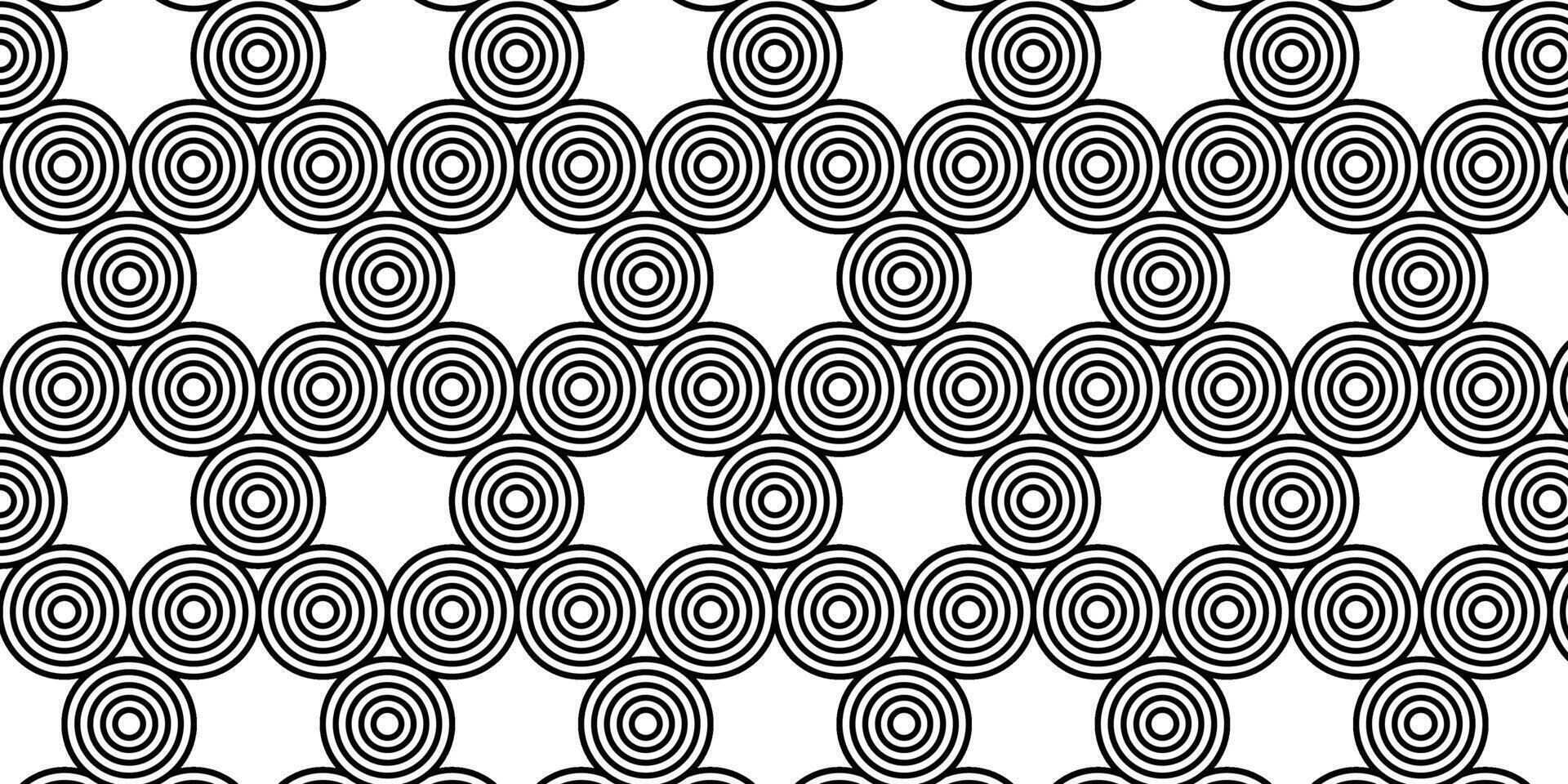 Abstract Overlap Circle Pattern illustration modern vector