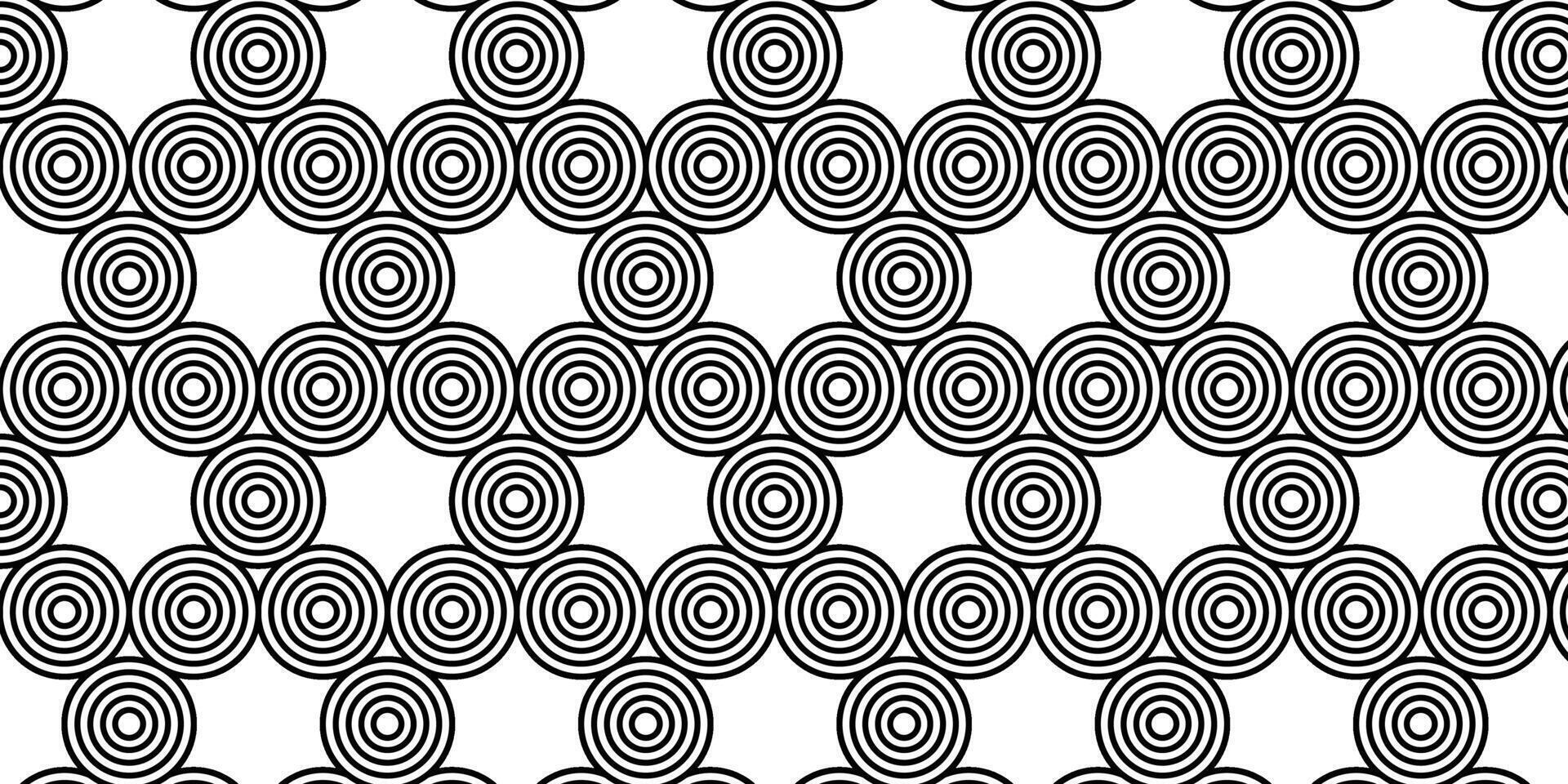 Abstract Overlap Circle Pattern illustration modern vector