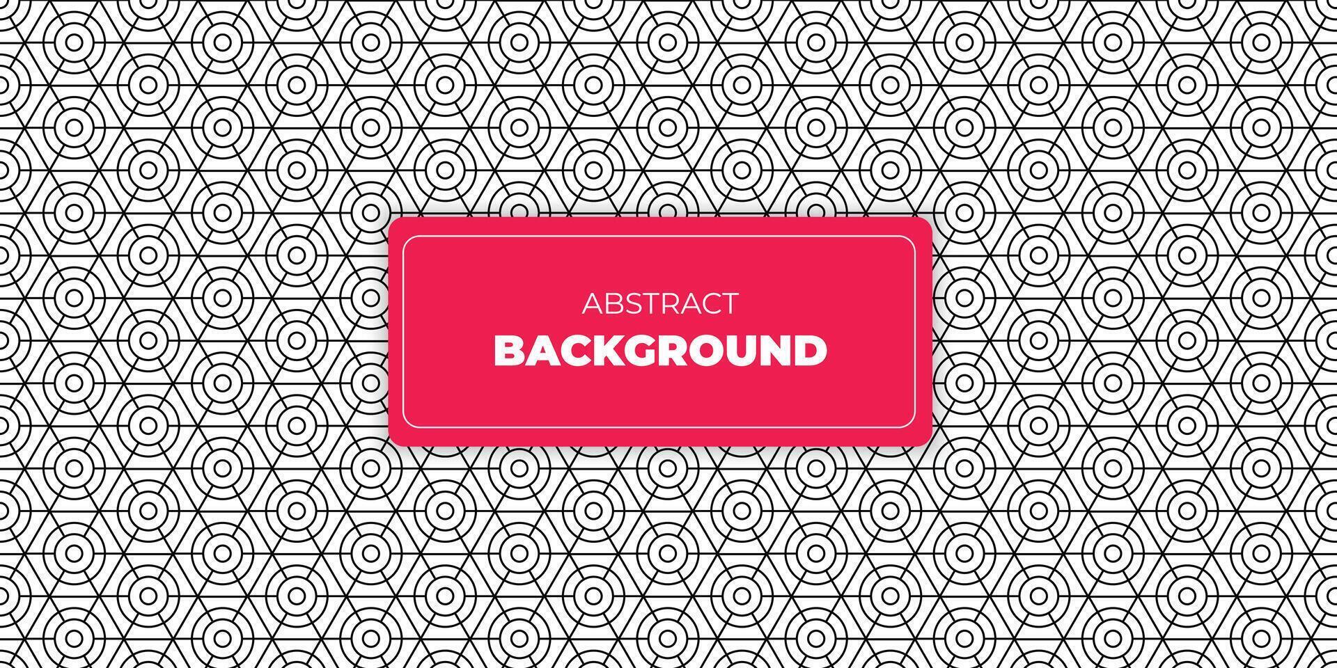 Abstract seamless geometric pattern design illustration background vector