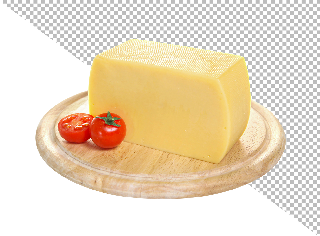 pezzo di formaggio isolato psd