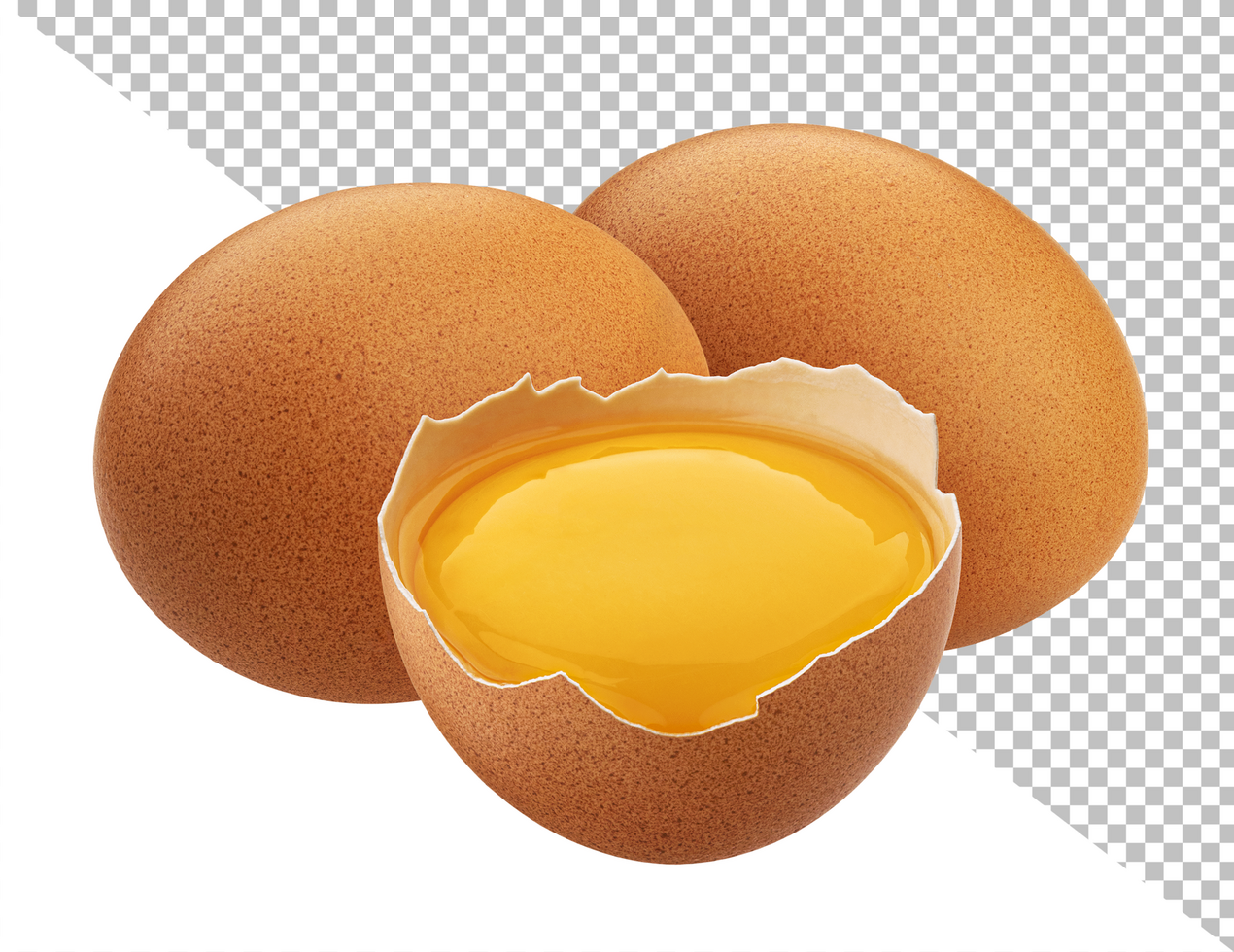 Egg isolated on white background psd
