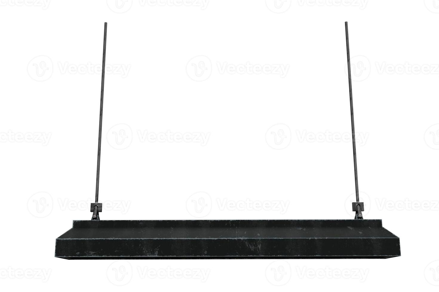 3d rendering black ceiling lamp photo