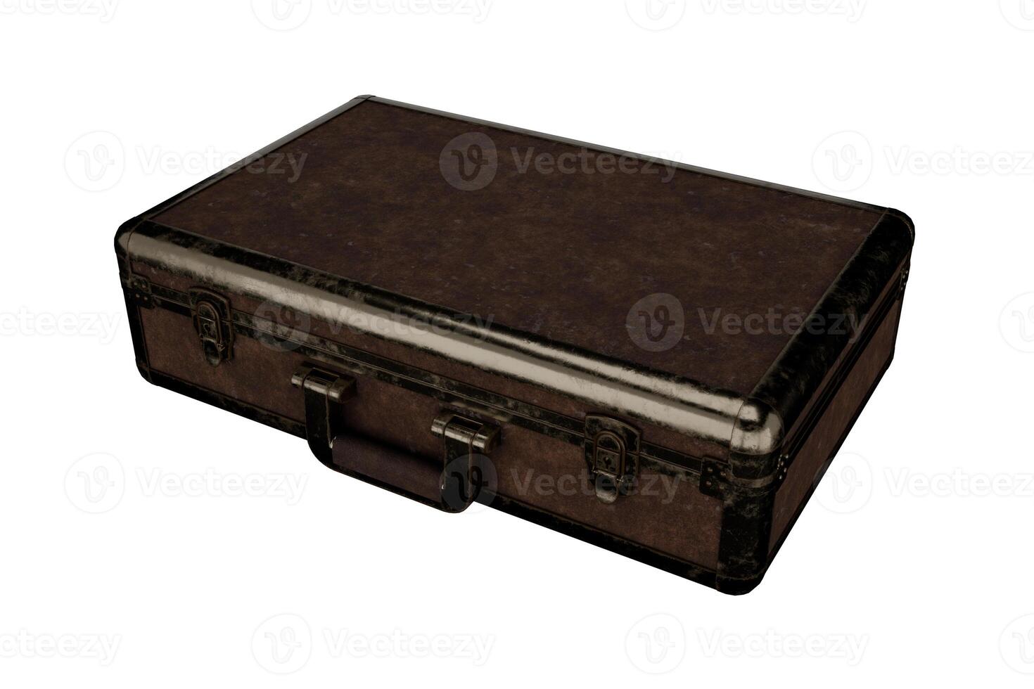old briefcase, old business equipment photo