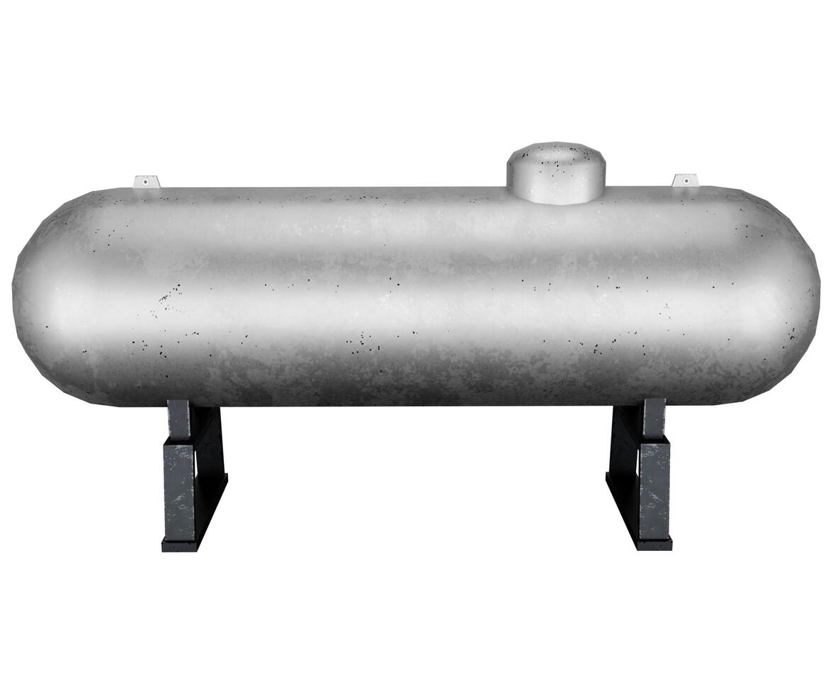 3d rendering propane gas tank photo