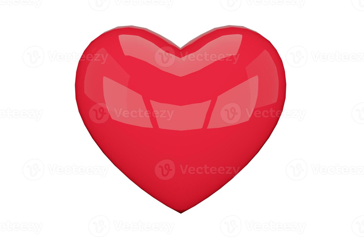 3d rendering heart balloon, valentine's day photo