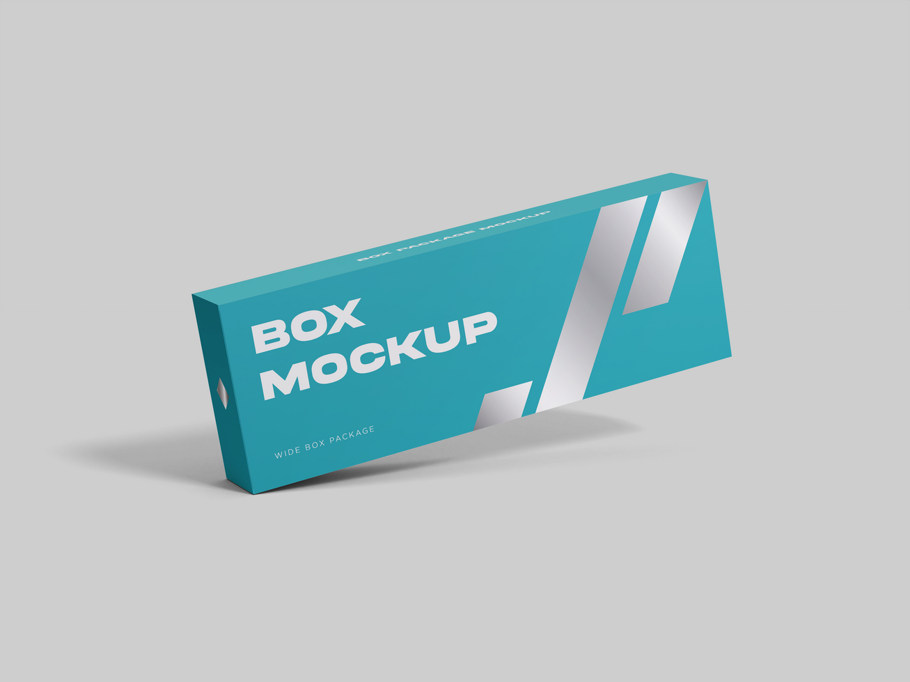 Blank white box Mockup - Medium size Cardboard packaging box template - Craft paper box mockup psd