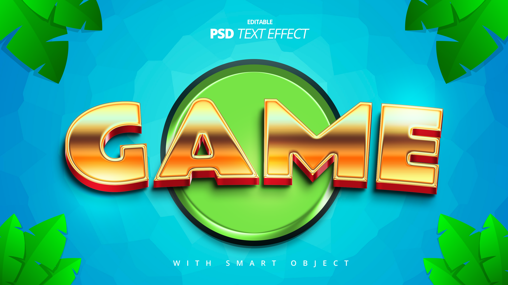 3d game retro vintage text effect design psd