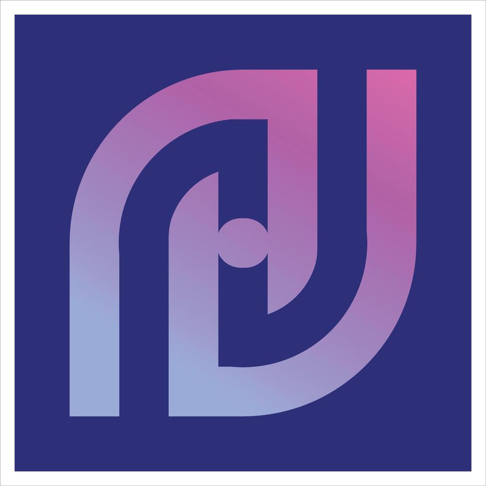 H letter logo. H letter icon. Indigo, Purple, pink, and Foresight 3d render symbols and signs on a blue background. vector