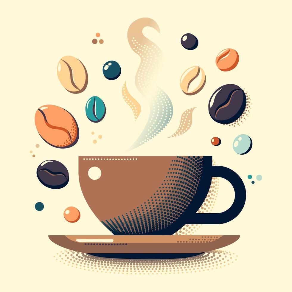 retro Coffee Poster vector