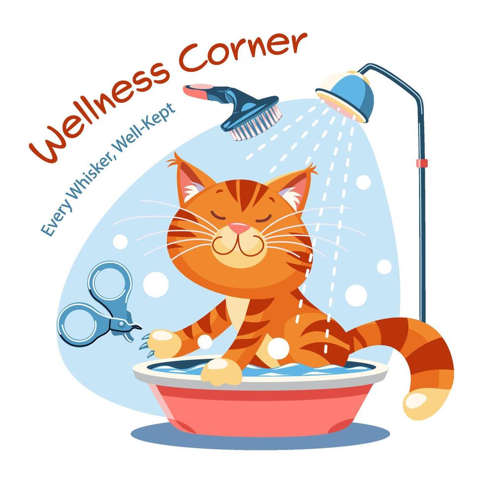 Wellness Corner Webpage vector