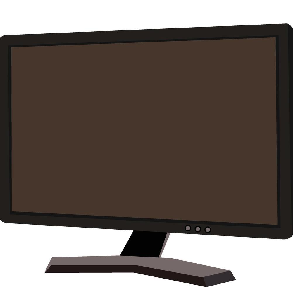 LED monitor diseño vector