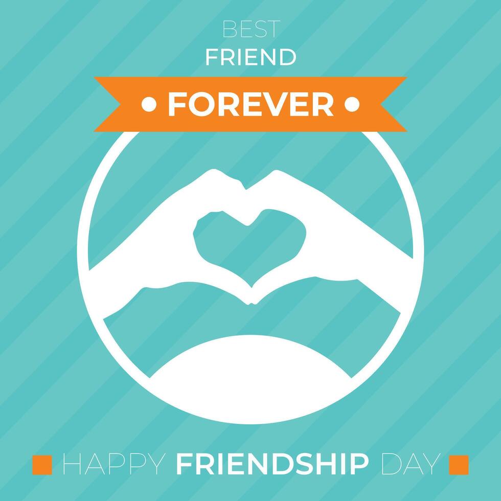 HAPPY FRIENDSHIP DAY vector