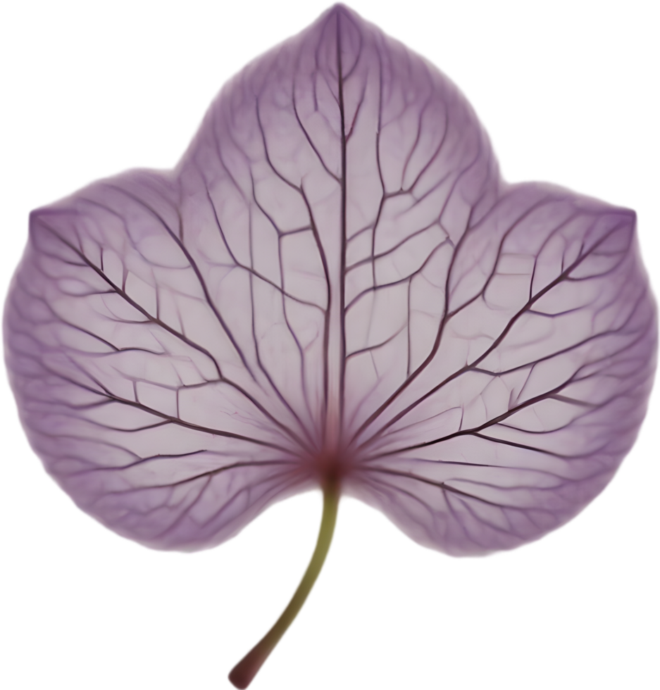 Hepatica Americana leaf icon. AI-Generated. png