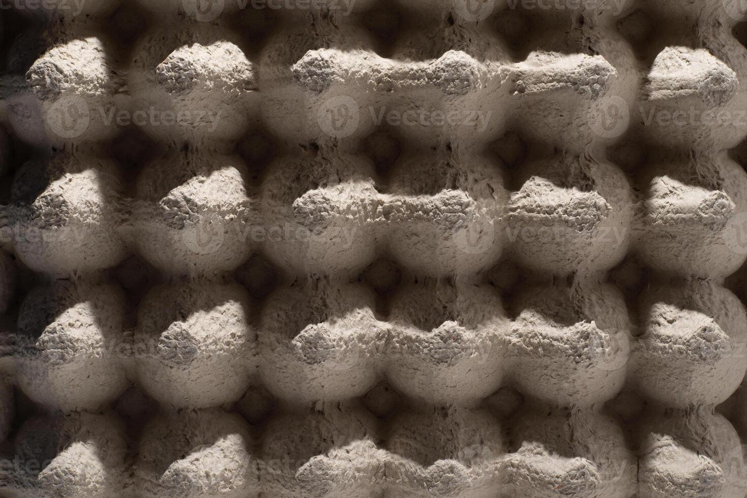 Abstract background. frame geometry. Egg packaging. Paper tray for domestic eggs. Beige and grey. Minimalism. photo