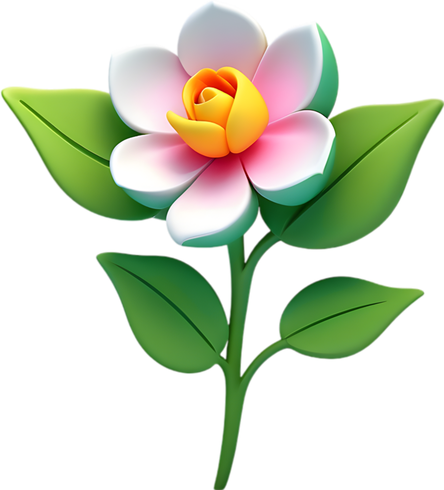 A Minimalistic rosebud icon. Ai-generated. png