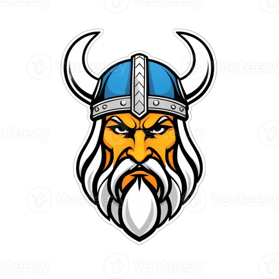 Collection of Viking Head Logo Designs Isolated png