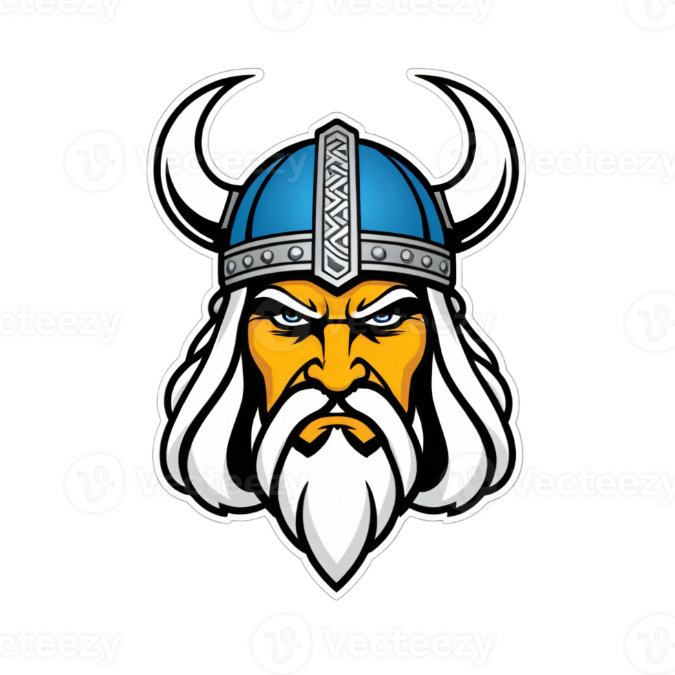 Collection of Viking Head Logo Designs Isolated png