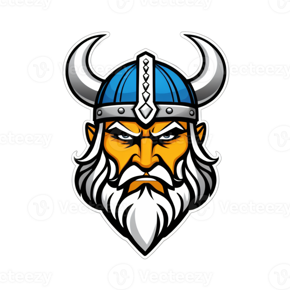 Collection of Viking Head Logo Designs Isolated png