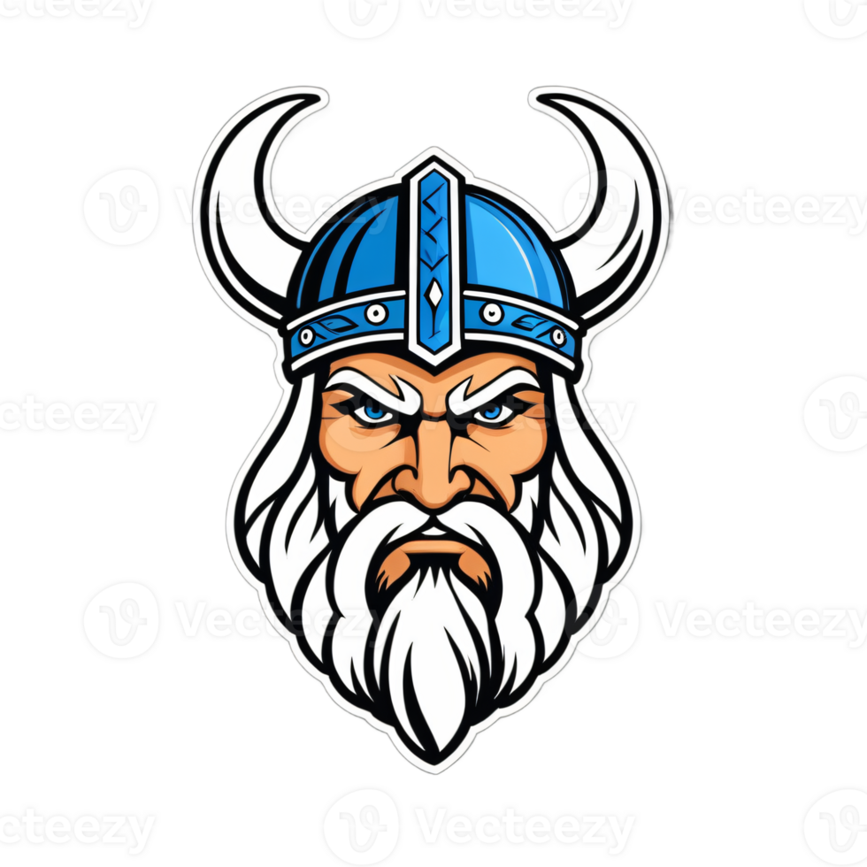 Collection of Viking Head Logo Designs Isolated png