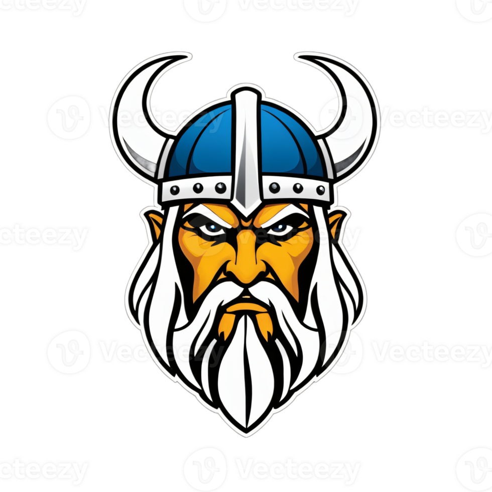 Collection of Viking Head Logo Designs Isolated png