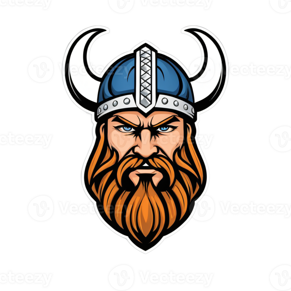 Collection of Viking Head Logo Designs Isolated png