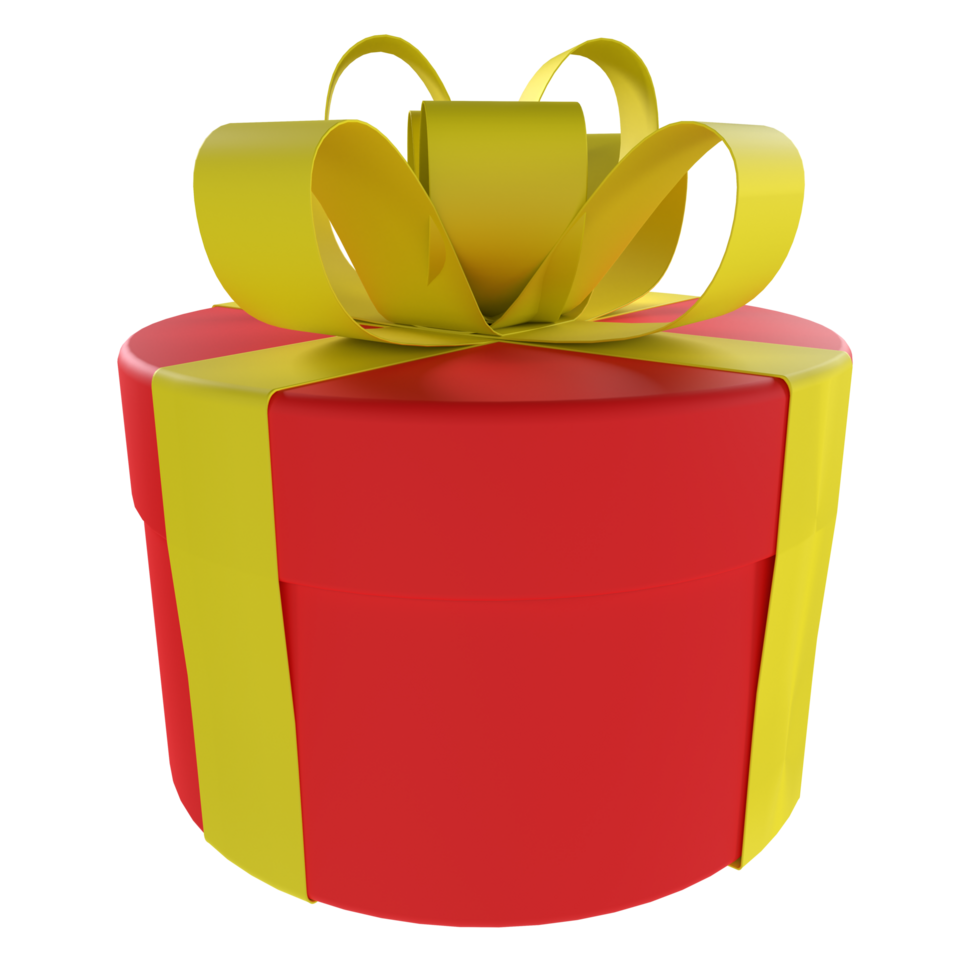 Gift Box isolated on transparent png
