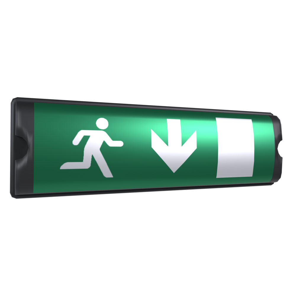 Emergency Exit isolated on transparent background png