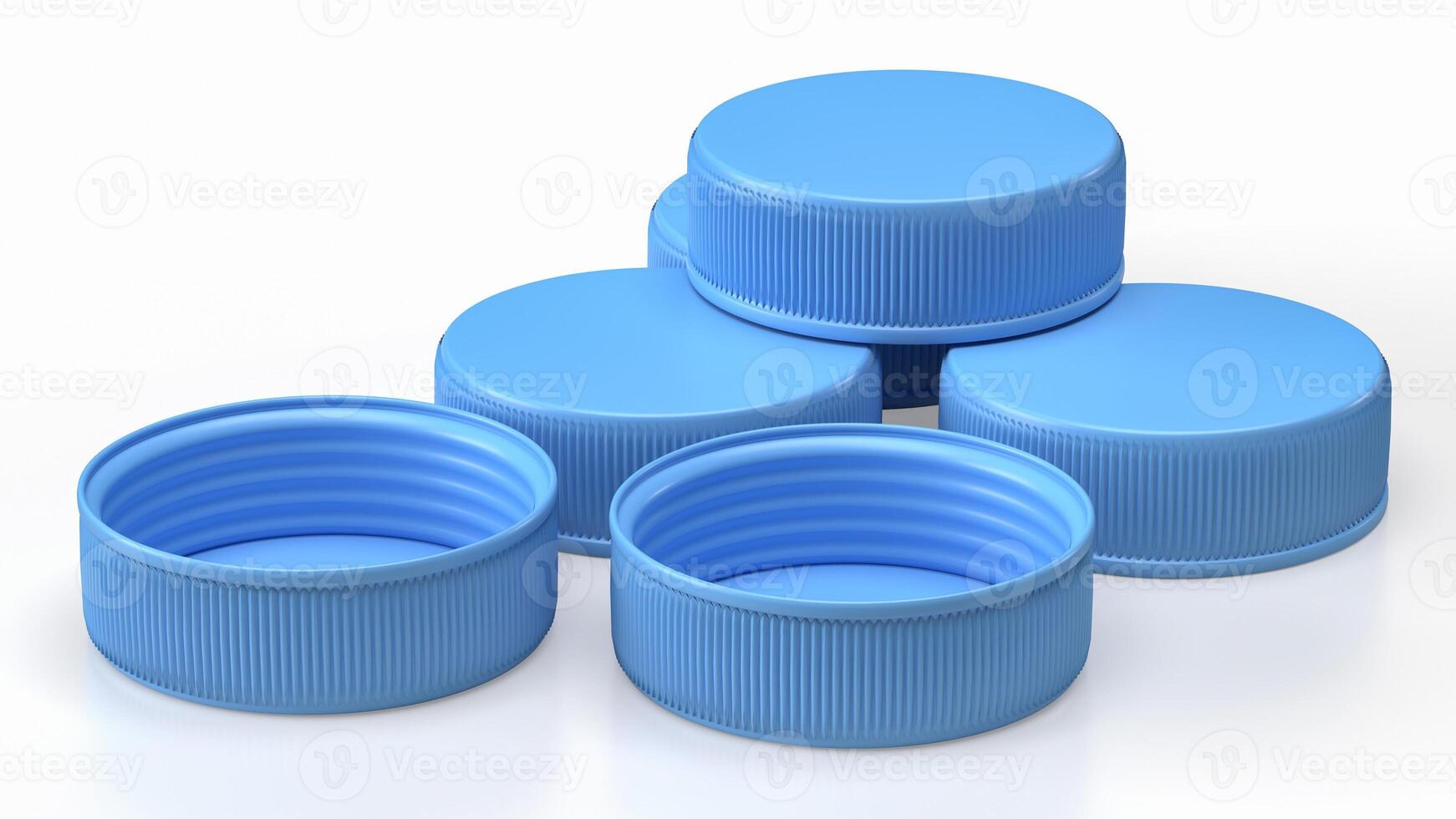 The bottle cap for drink or food product 3d rendering. photo