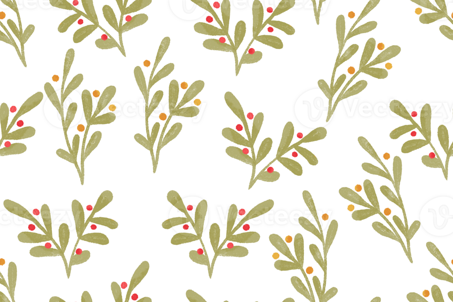 Seamless pattern with Christmas fir branches. Ideal for background. Christmas design png