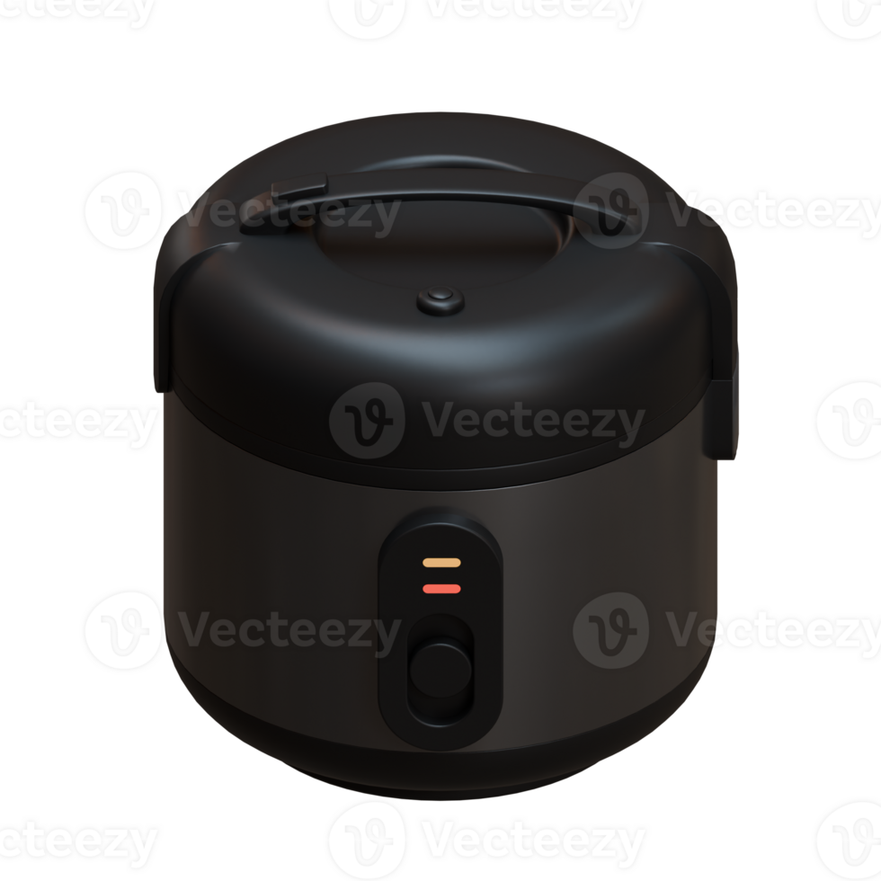 Rice Cooker 3D Render Design Element png