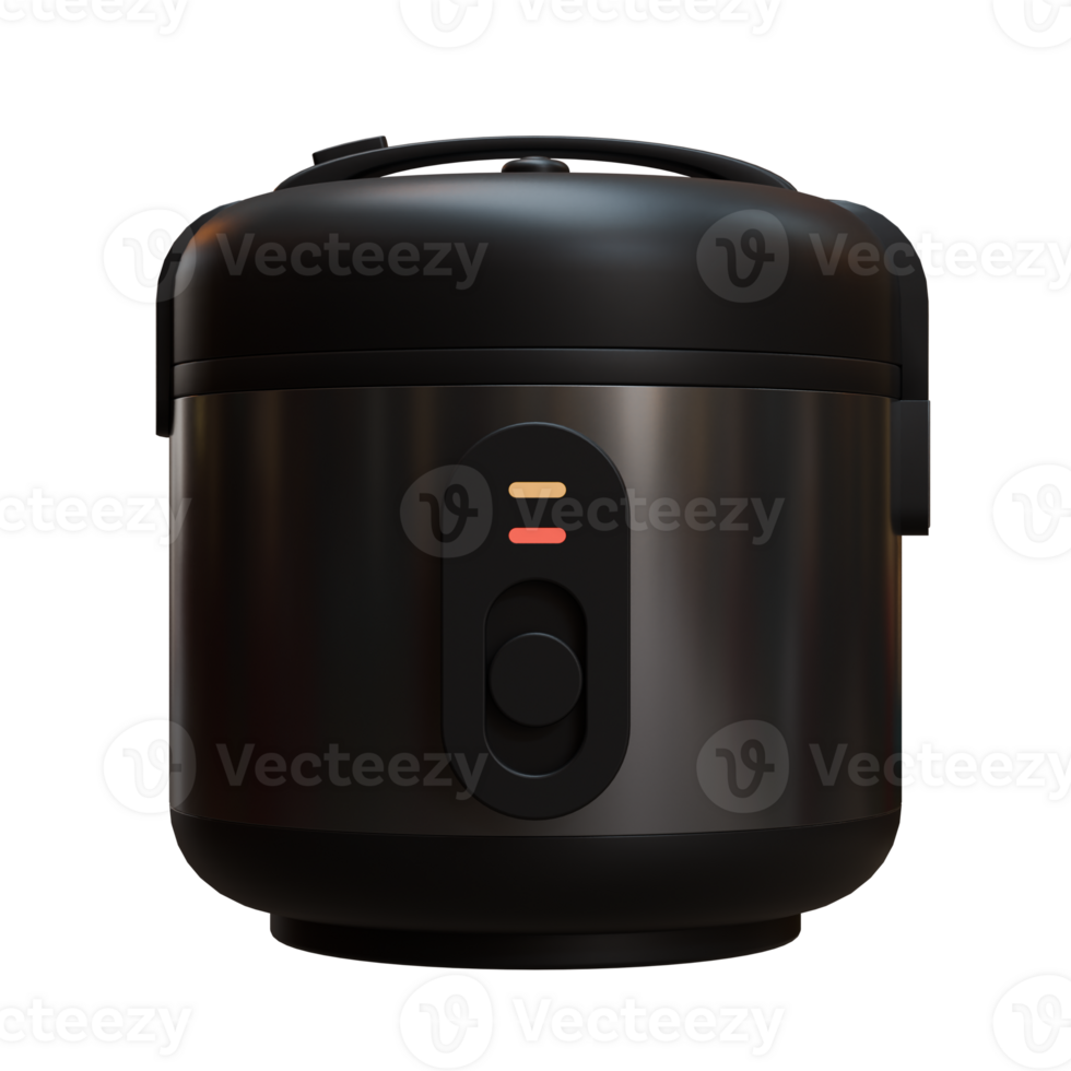 Rice Cooker 3D Render Design Element png