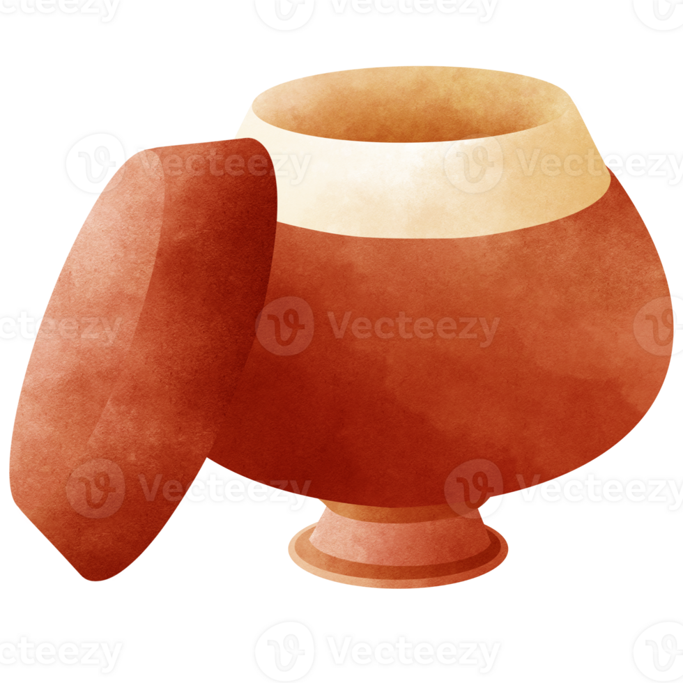 Monk's alms bowl with toro cloth png