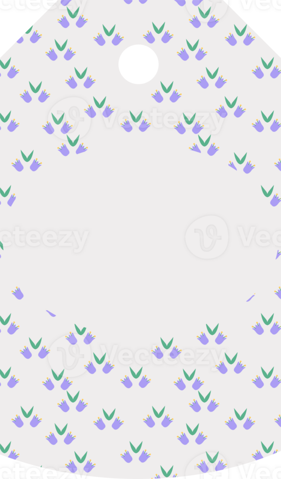Tag with flowers. png