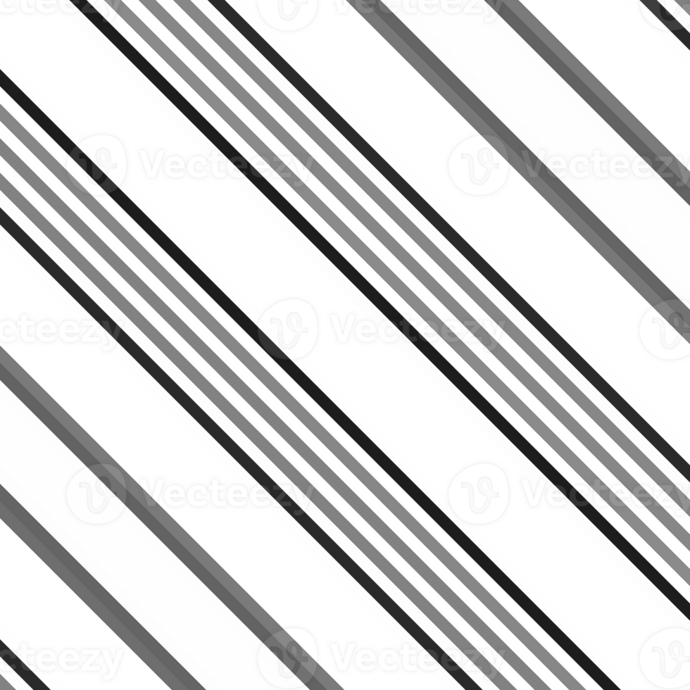 Black and white striped abstract background overlay. Motion effect. Graphic illustration with transparent background. png