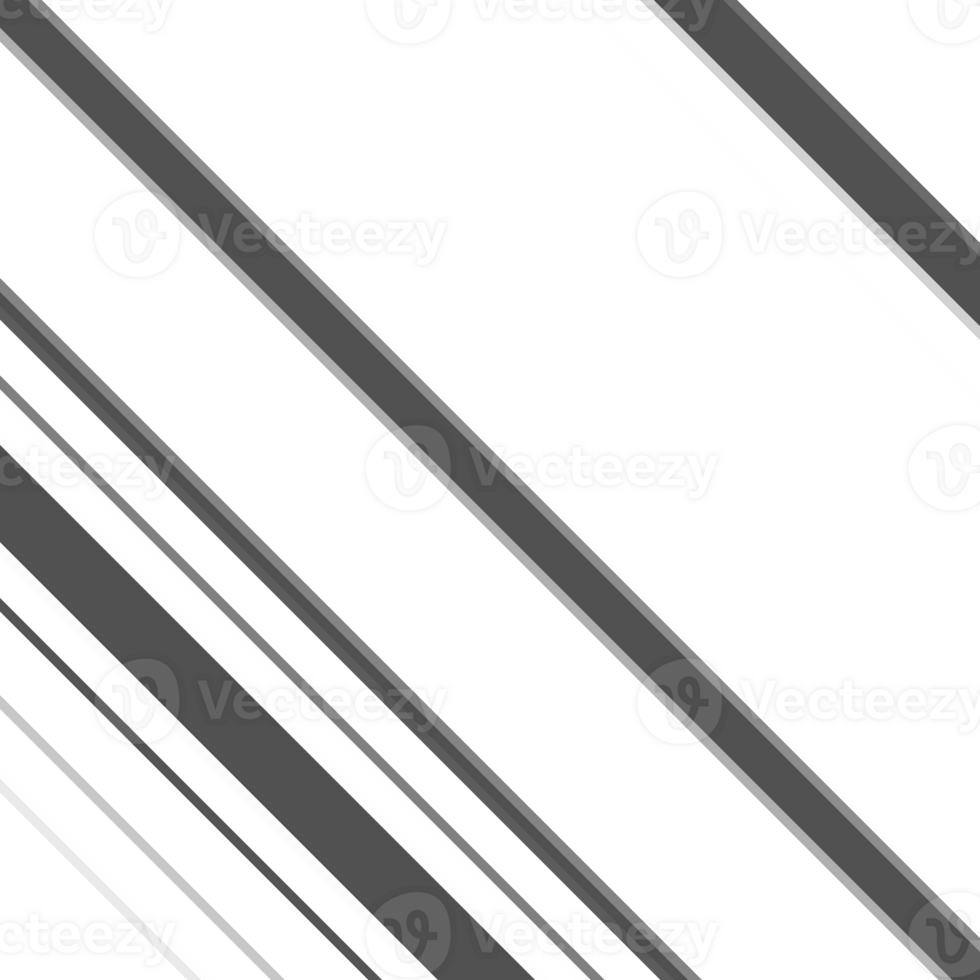 Black and white striped abstract background overlay. Motion effect. Graphic illustration with transparent background. png