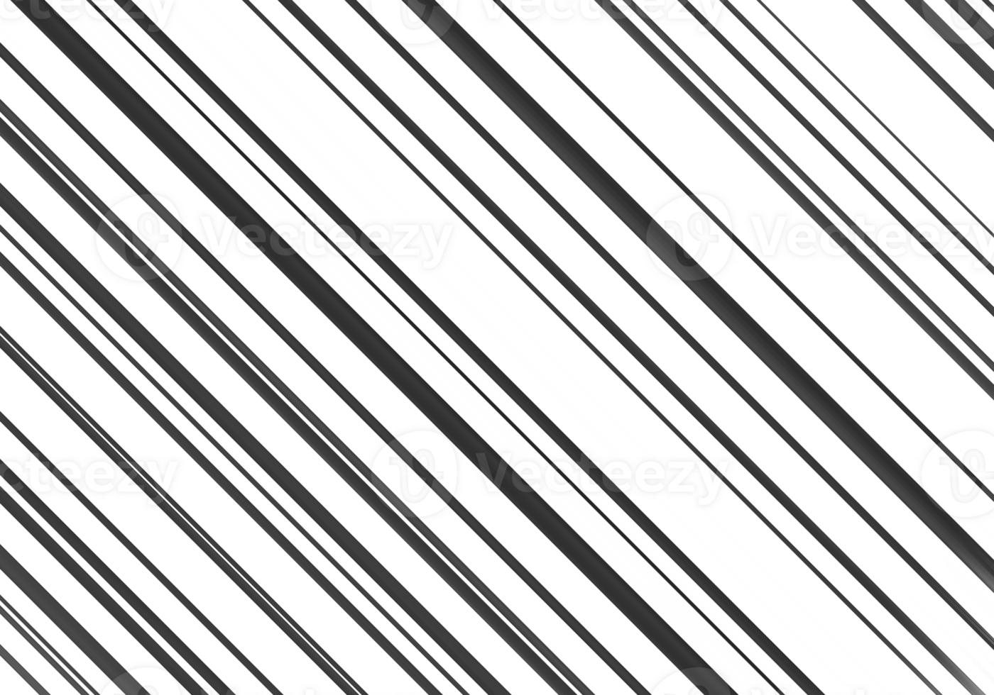 Black and white striped abstract background overlay. Motion effect. Graphic illustration with transparent background. png
