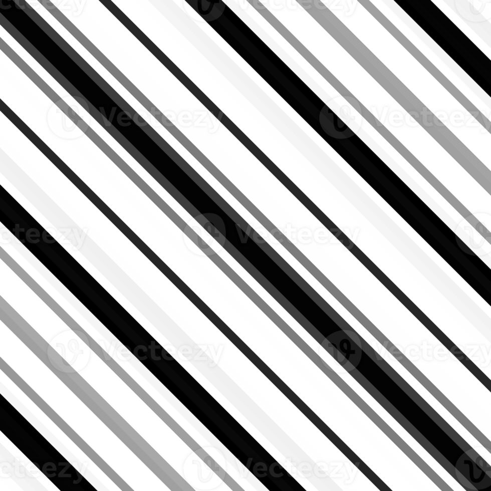 Black and white striped abstract background overlay. Motion effect. Graphic illustration with transparent background. png