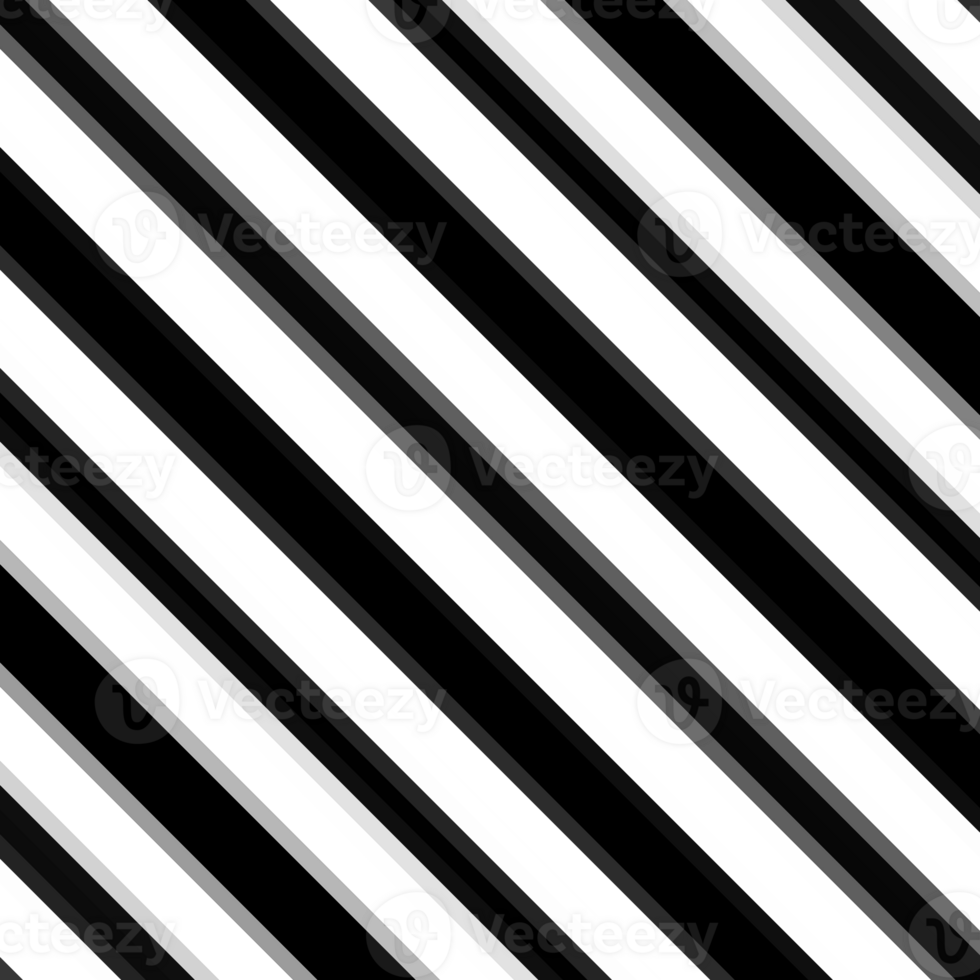 Black and white striped abstract background overlay. Motion effect. Graphic illustration with transparent background. png