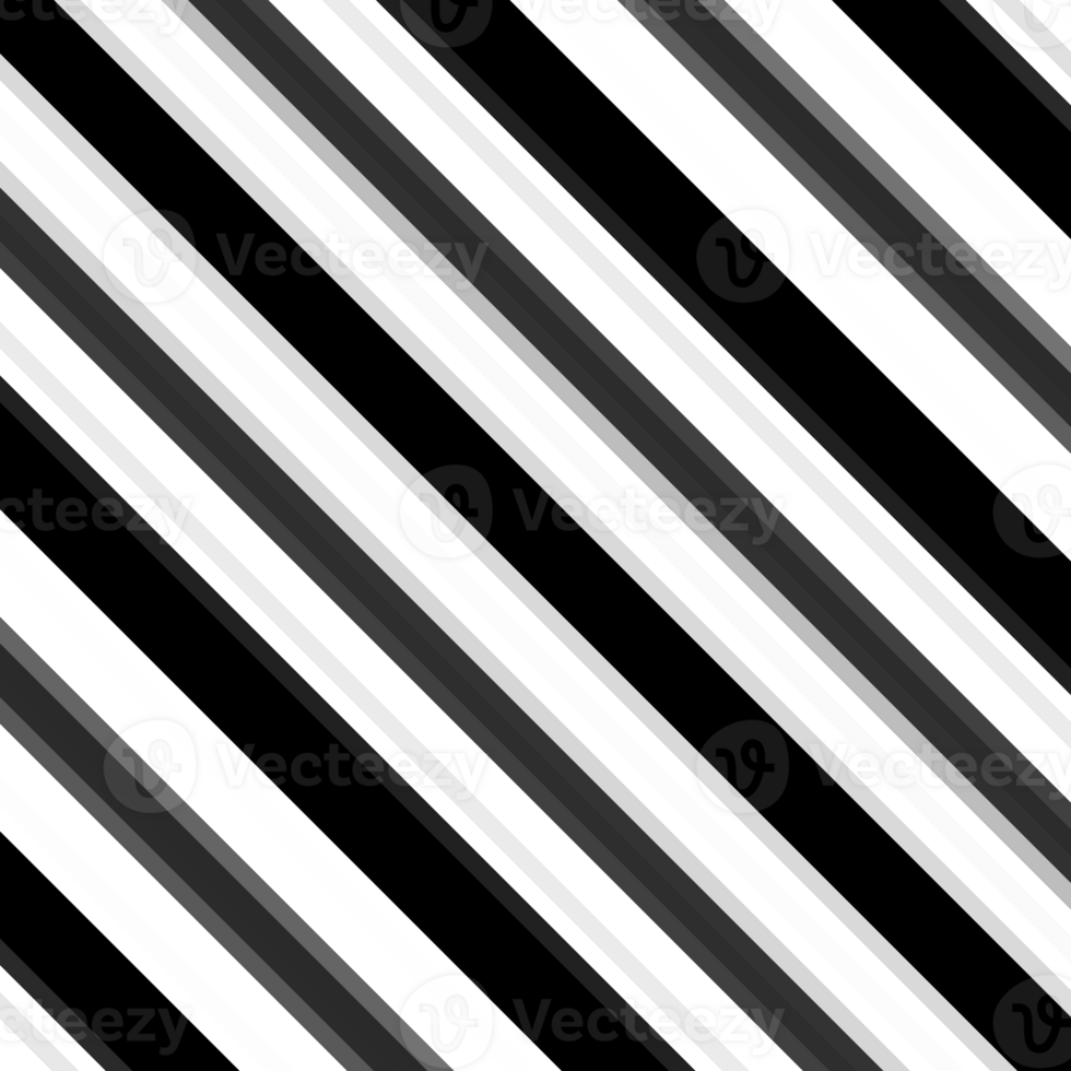 Black and white striped abstract background overlay. Motion effect. Graphic illustration with transparent background. png