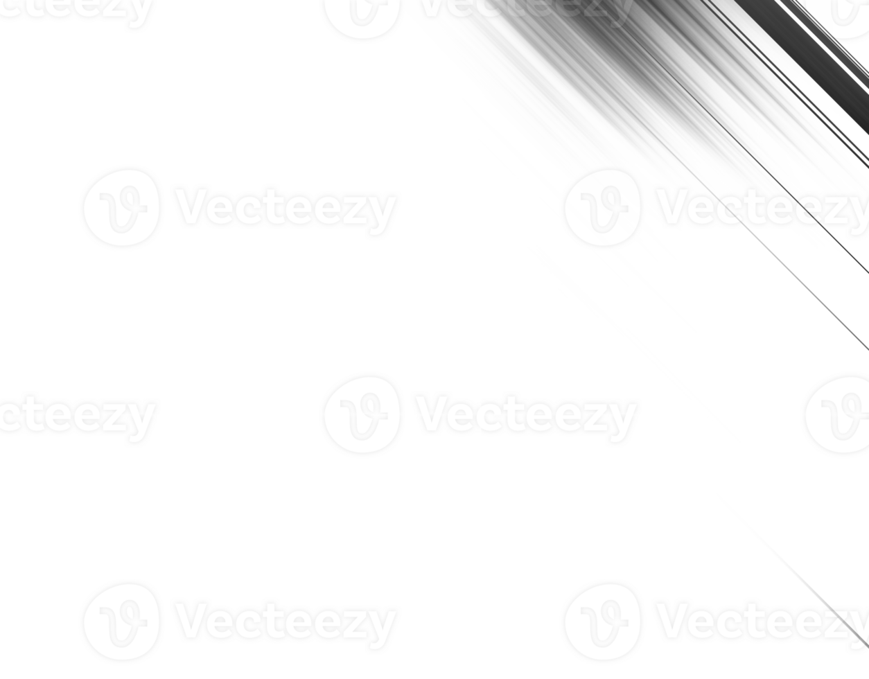 Black and white striped abstract background overlay. Motion effect. Graphic illustration with transparent background. png