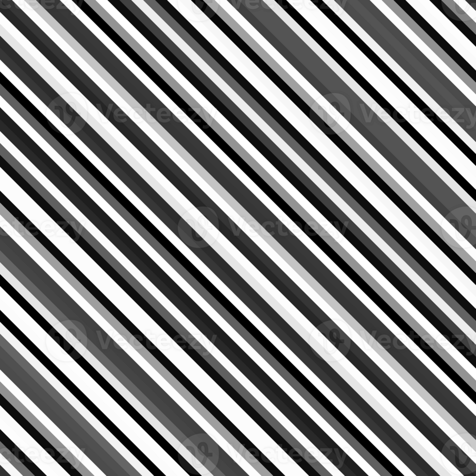 Black and white striped abstract background overlay. Motion effect. Graphic illustration with transparent background. png